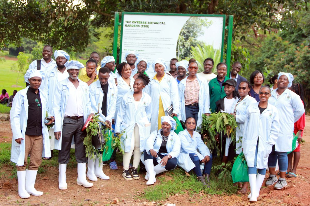 NCRI Cohort 5 Occupational Herbalists trainees visit at Entebbe Botanical Gardens