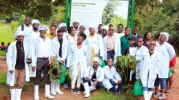 NCRI Cohort 5 Occupational Herbalists trainees visit at Entebbe Botanical Gardens
